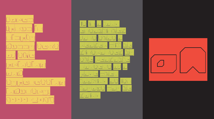 STRANGER-Hollow Font Family