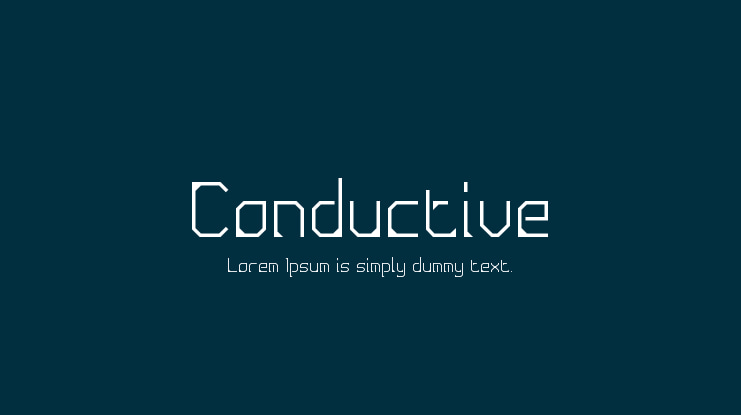 Conductive Font