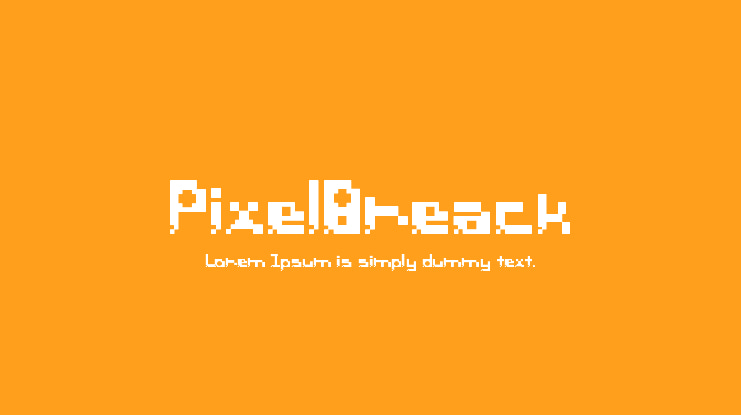 PixelBreack Font