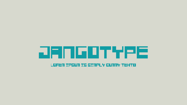 Jangotype Font