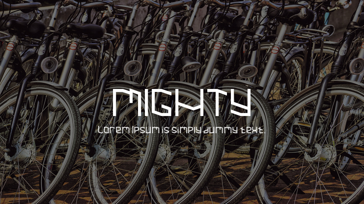 MIGHTY Font