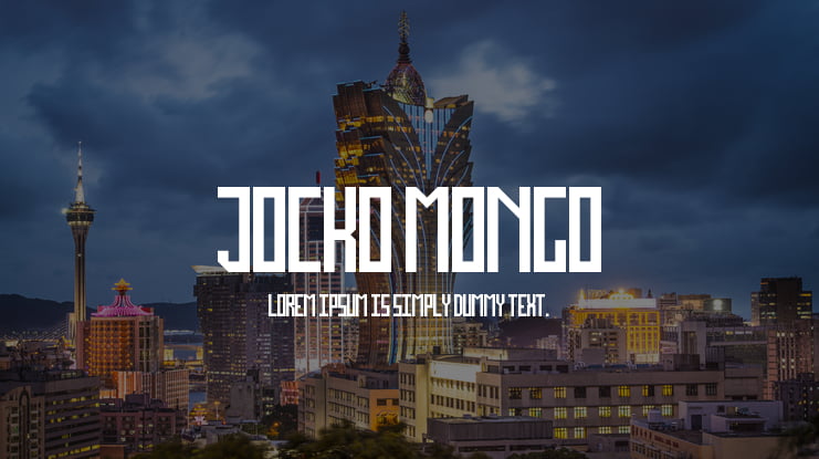 Jocko Mongo Font