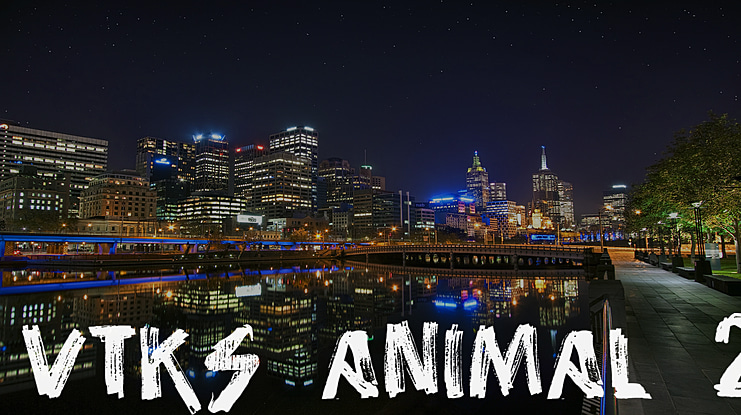 vtks animal 2 Font