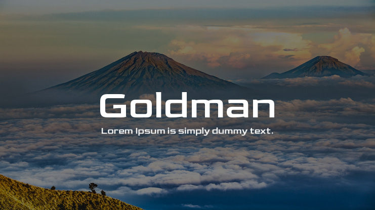 Goldman Font Family
