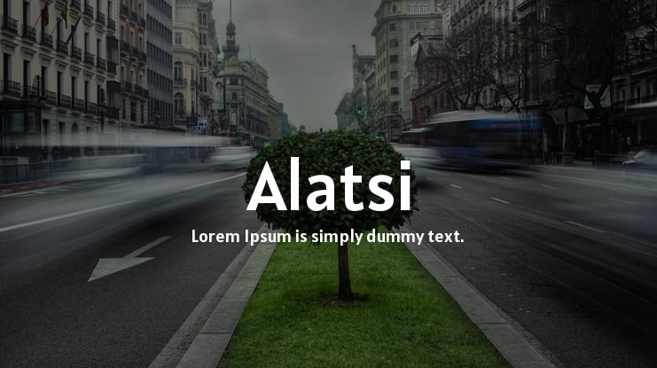 Alatsi Font