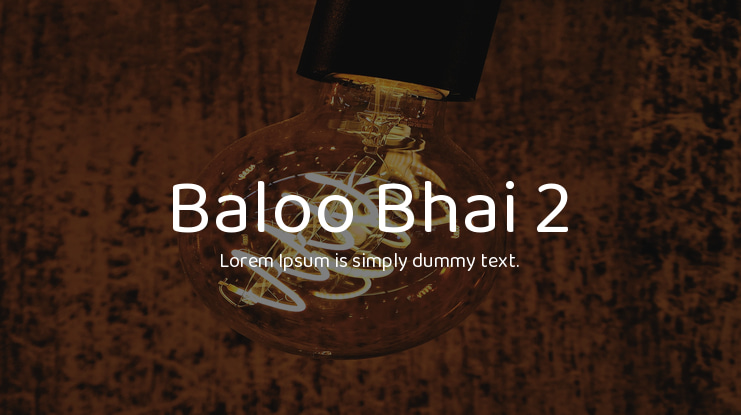 Baloo Bhai 2 Font Family