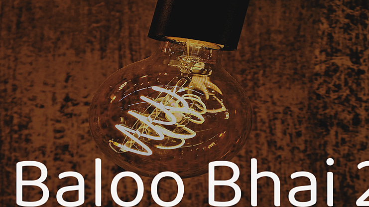 Baloo Bhai 2 Font Family