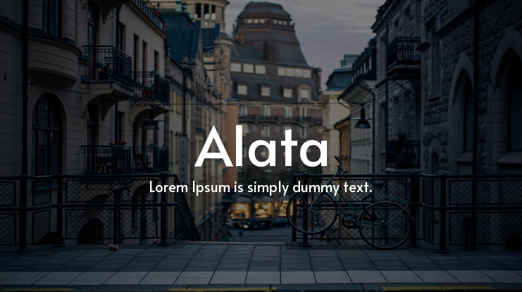 Alata Font
