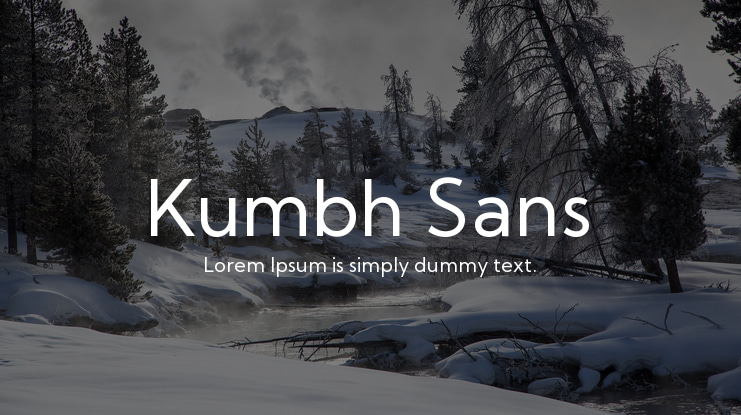 Kumbh Sans Font Family