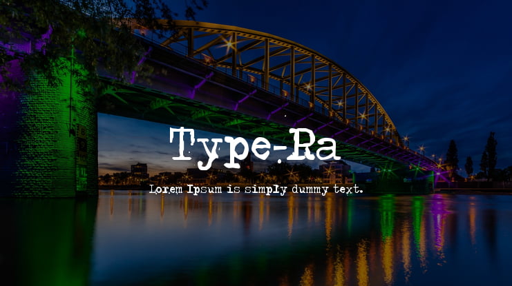 Type-Ra Font