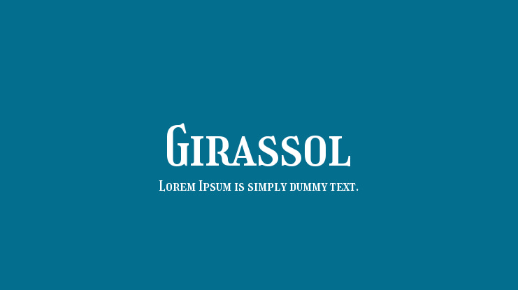 Girassol Font