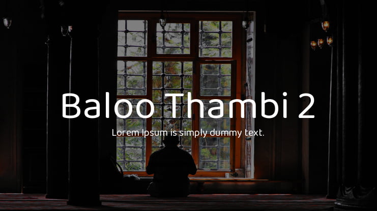 Baloo Thambi 2 Font Family