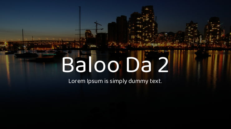 Baloo Da 2 Font Family