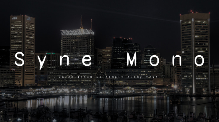 Syne Mono Font