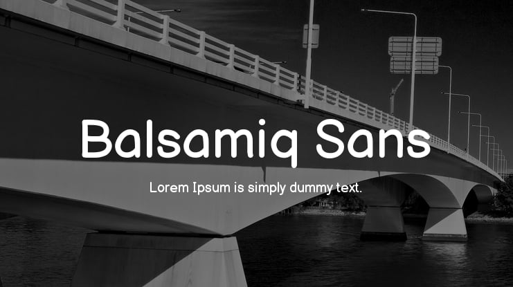 Balsamiq Sans Font Family