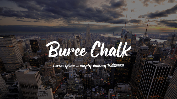 Buree Chalk Font