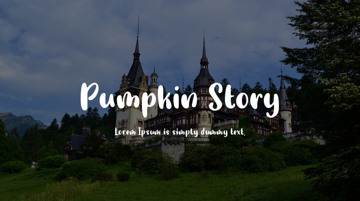 Pumpkin Story Font