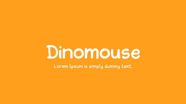Dinomouse Font