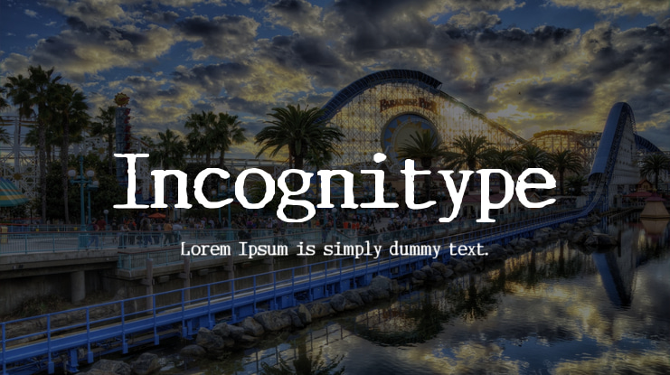 Incognitype Font