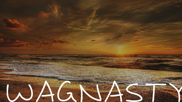 Wagnasty Font