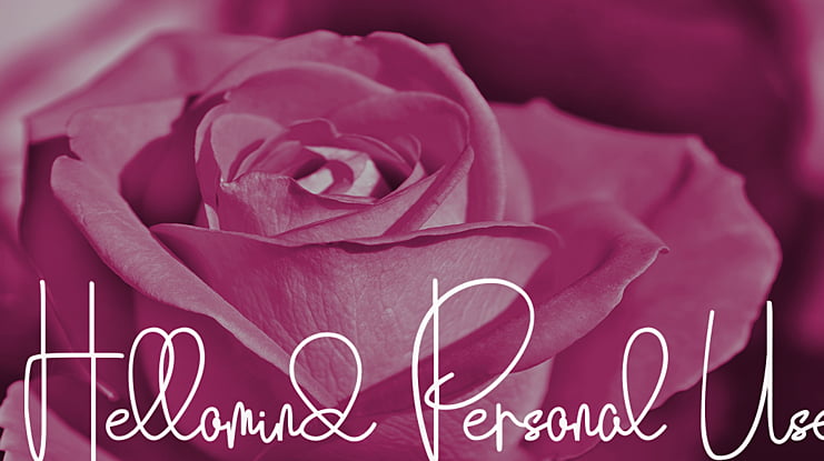 Hellomind Personal Use Font
