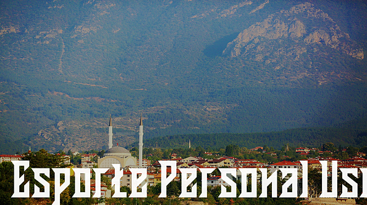 Esporte Personal Use Font