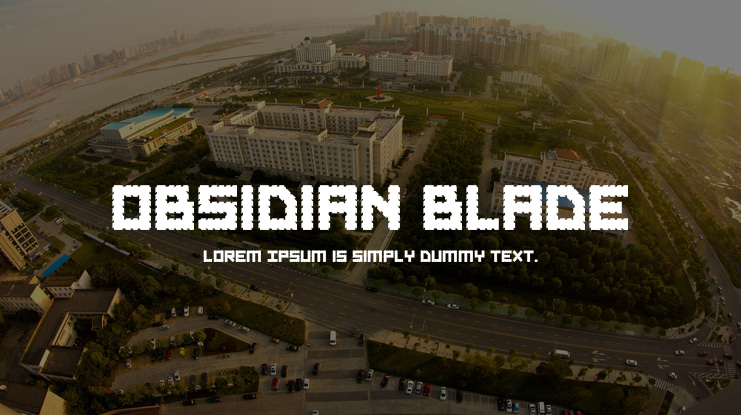 Obsidian Blade Font Family