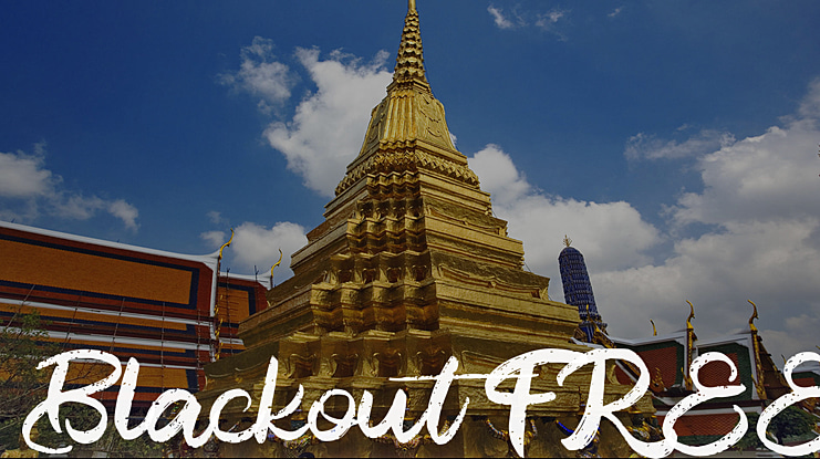 Blackout FREE Font