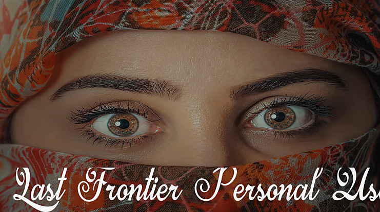 Last Frontier Personal Use Font