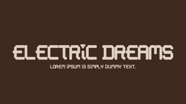 Electric Dreams Font