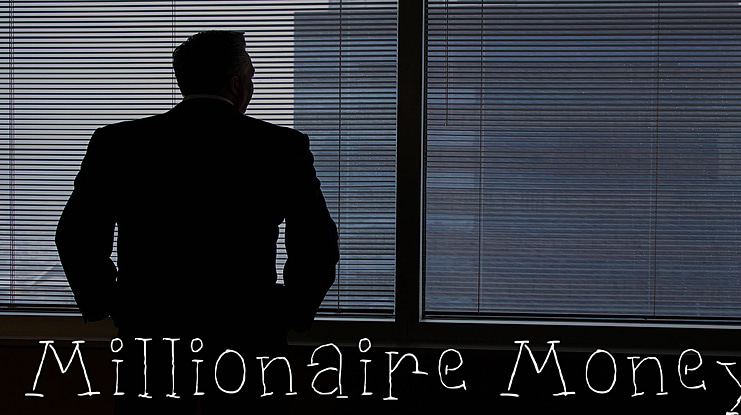 Millionaire Money Font