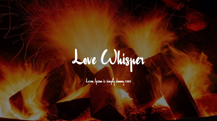 Love Whisper Font
