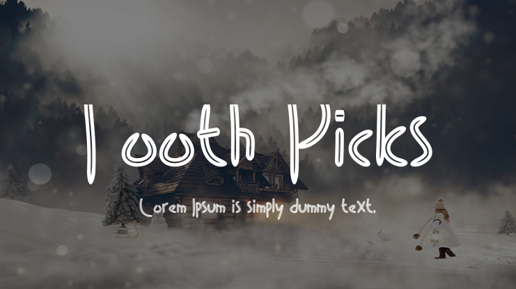 Tooth Picks Font