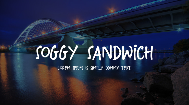 Soggy Sandwich Font