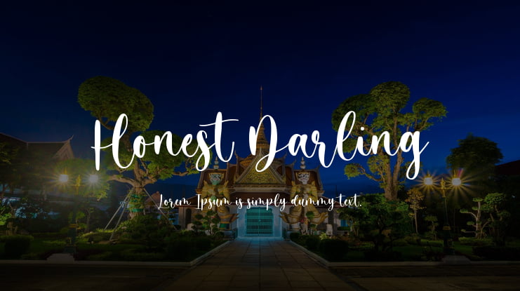 Honest Darling Font