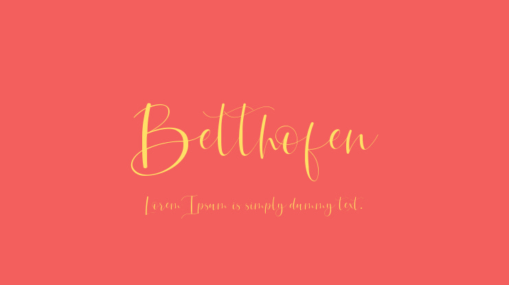 Betthofen Font