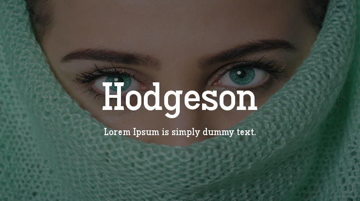Hodgeson Font