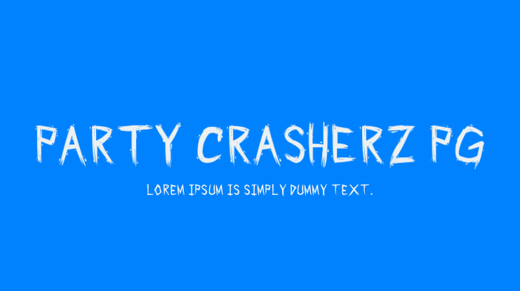 Party Crasherz PG Font Family