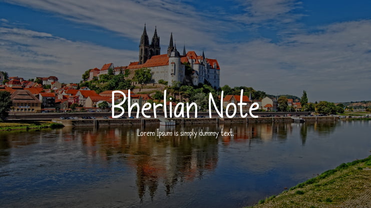 Bherlian Note Font