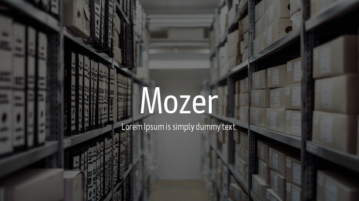 Mozer Font Family