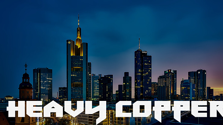 Heavy Copper Font Family