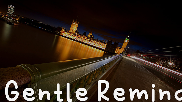 Gentle Remind Font