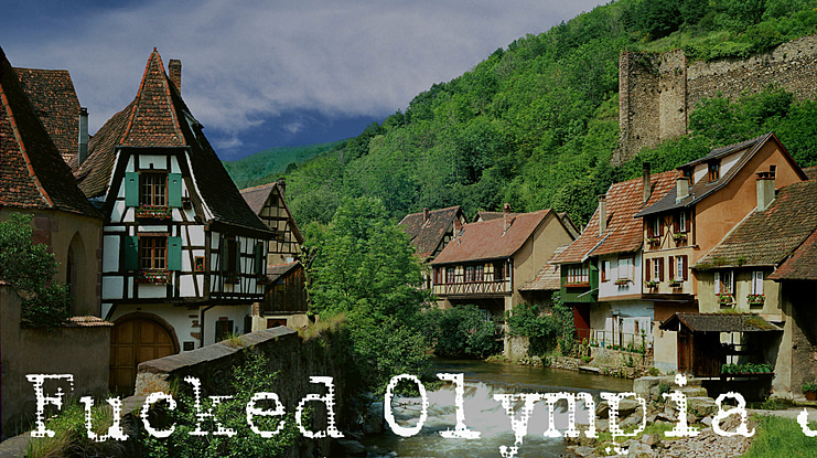 Fucked Olympia J Font