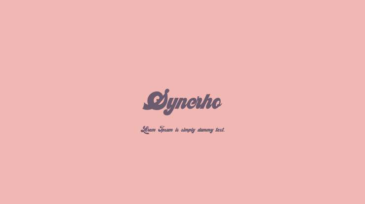 Syncrho Font