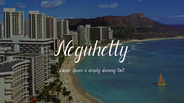 Neguhetty Font