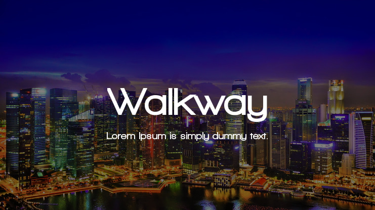 Walkway Font Family
