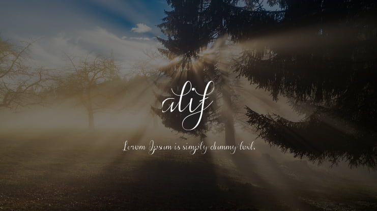 alif Font