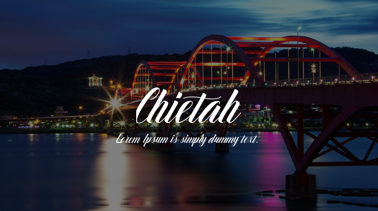 Chietah Font