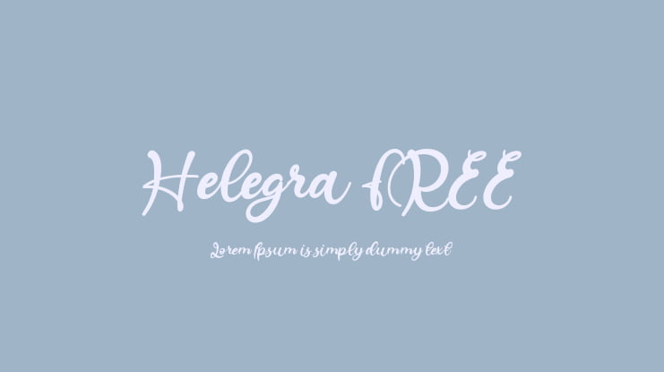 Helegra FREE Font