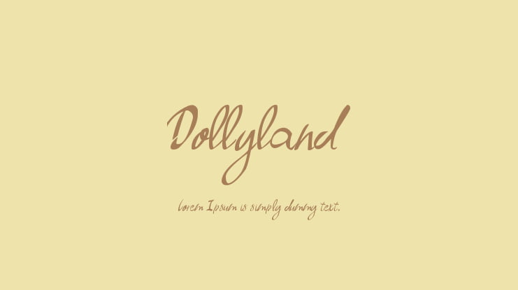 Dollyland Font